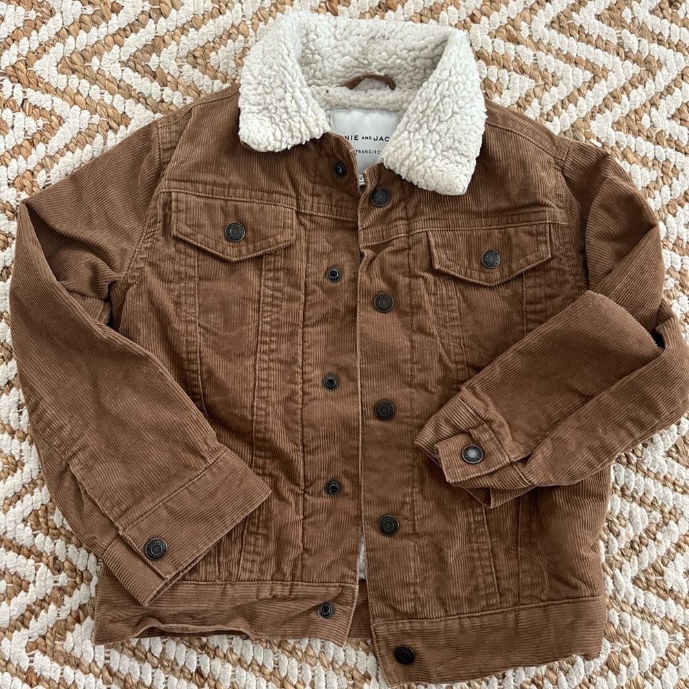 Jamie and Jack Corduroy Jacket with Sherpa lining